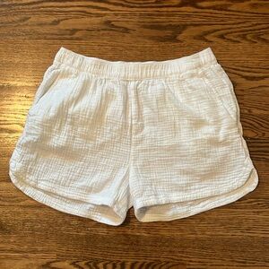 Cynthia Rowley White Linen Shorts